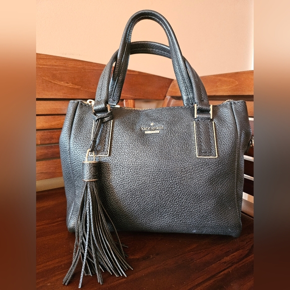 Kate Spade Pebbled Leather Satchel! EUC! - Picture 3 of 13